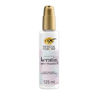 OGX Rescue Fusions Keratin Deep Recovery Overnight Treatment 125ml