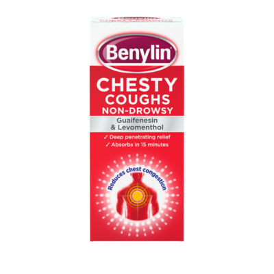 Benylin Chesty Coughs Oral Solution - Guaifenesin & Levomenthol 300ml