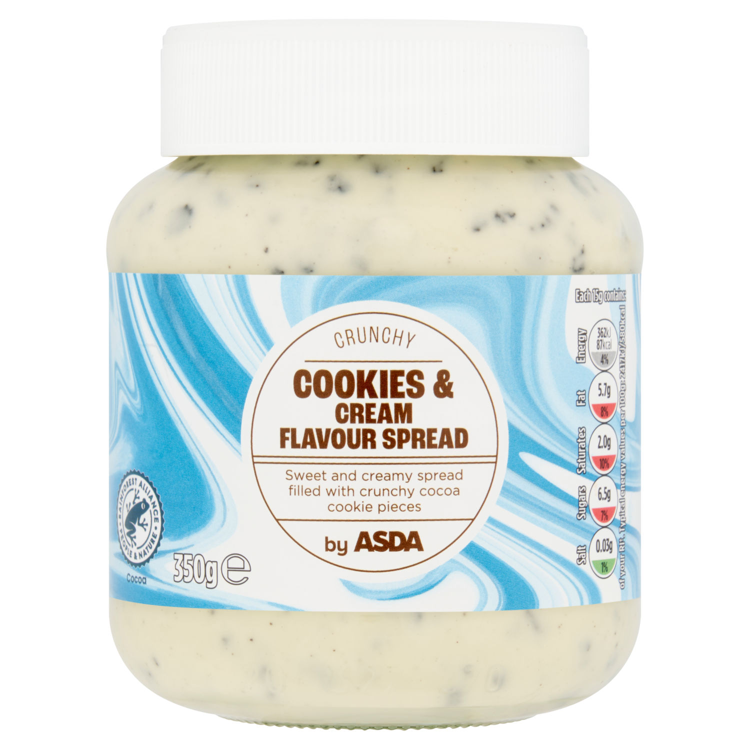 ASDA Crunchy Cookies & Cream Flavour Spread 350g
