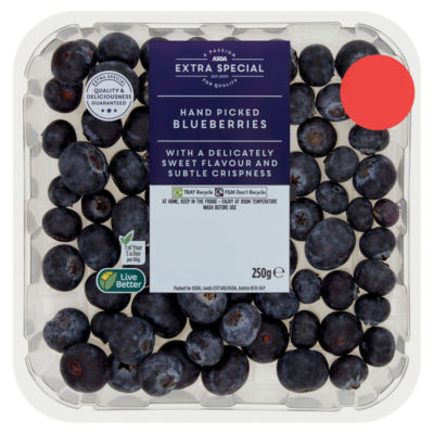 ASDA Extra Special Extra Special Hand Picked Blueberries 250g