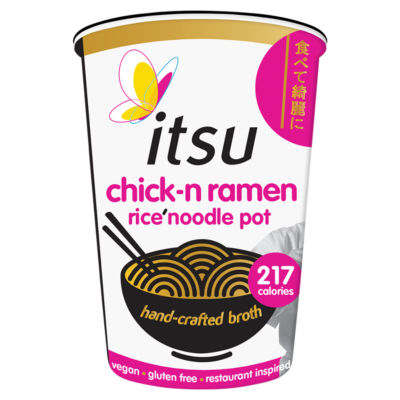 Itsu Chick-N Ramen Instant Noodles & Broth Pot 64G