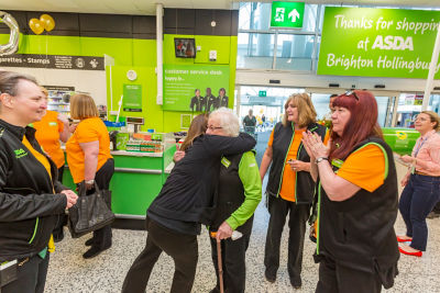 Happy 90th birthday to Frances King-Nash from Asda Brighton Hollingbury