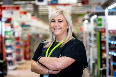 Asda Blantyre general store manager Gillian Dillon 