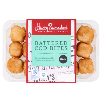 Harry Ramsdens Battered Cod Bites 350g