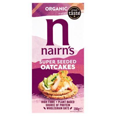 Nairns Organic Super Seeded Oatcakes 200g