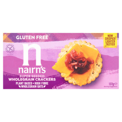 Nairns Gluten Free Super Seeded Wholegrain Crackers 137g
