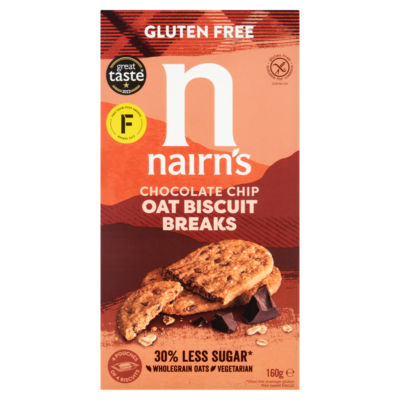 Nairn's Chocolate Chip Oat Biscuit Breaks 160G