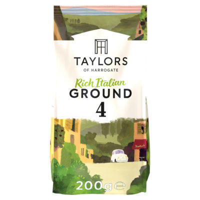 Sainsburys Taylors Rich Italian Roast Ground Coffee 200G