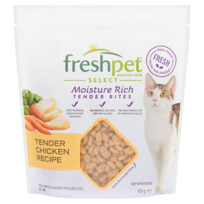 Freshpet Select Moisture Rich Tender Chicken Recipe Cat Food