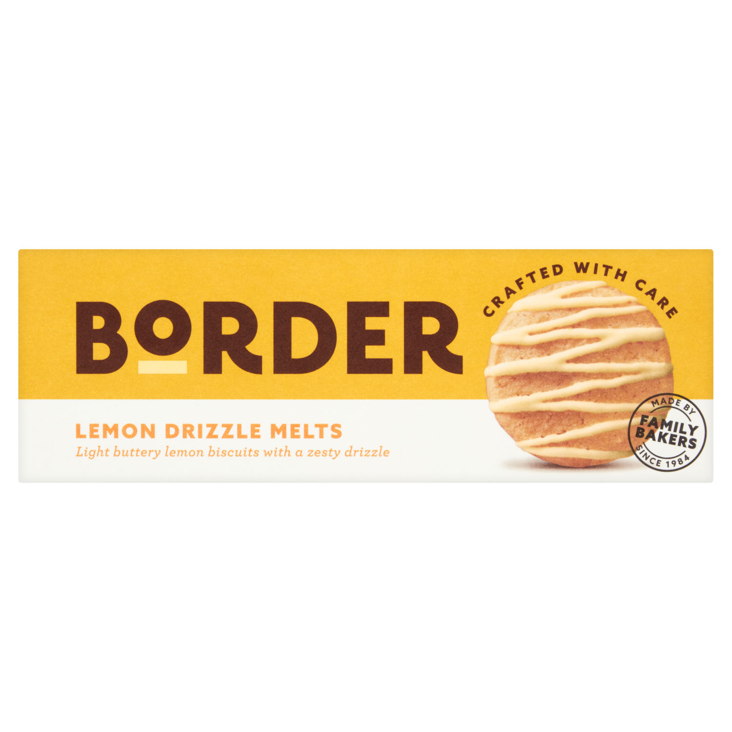 Border Lemon Drizzle Melts Sweet Biscuits 150g