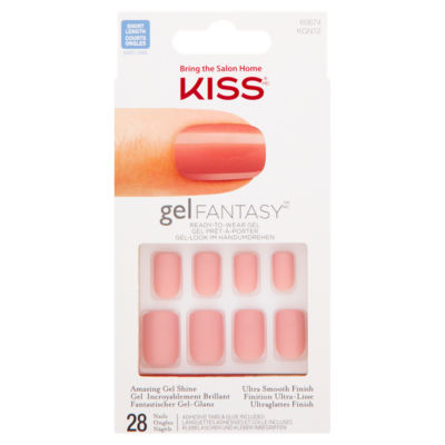 Kiss Gel Fantasy Short Length 28 Nails