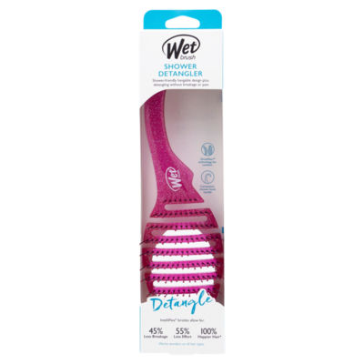 WetBrush WetBrush Shower Detangler Pink Glitter