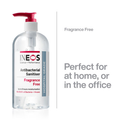 Ineos Antibacterial Anti-Viral Hand Sanitiser Gel 500ml