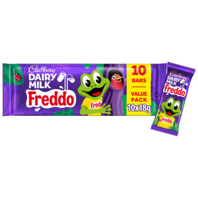 Cadbury Dairy Milk Freddo Chocolate Bar 10 Pack Multipack 180 g (10 x 18g)
