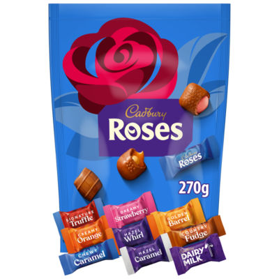 Cadbury Roses Pralines Chocolate Pieces-assorted 270g
