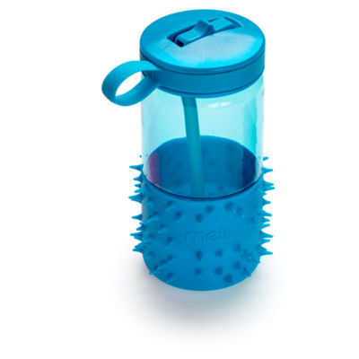 melii Spikey Water Bottle with Straw 4+