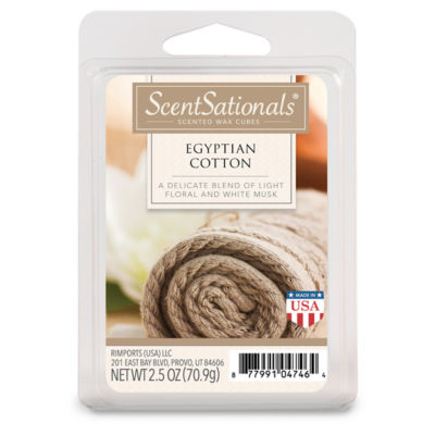 ScentSationals Wax Cubes Egyptian Cotton