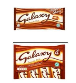 Galaxy Milk 200g Bar & Galaxy Milk 4x42g Multipack Bars
