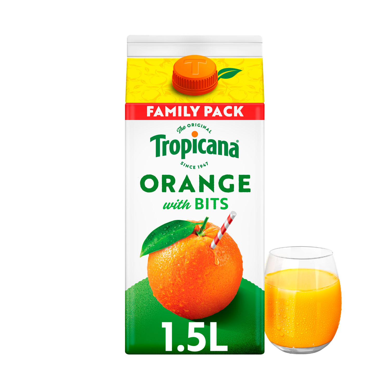Tropicana Original Orange with Bits Fruit Juice 1.5L