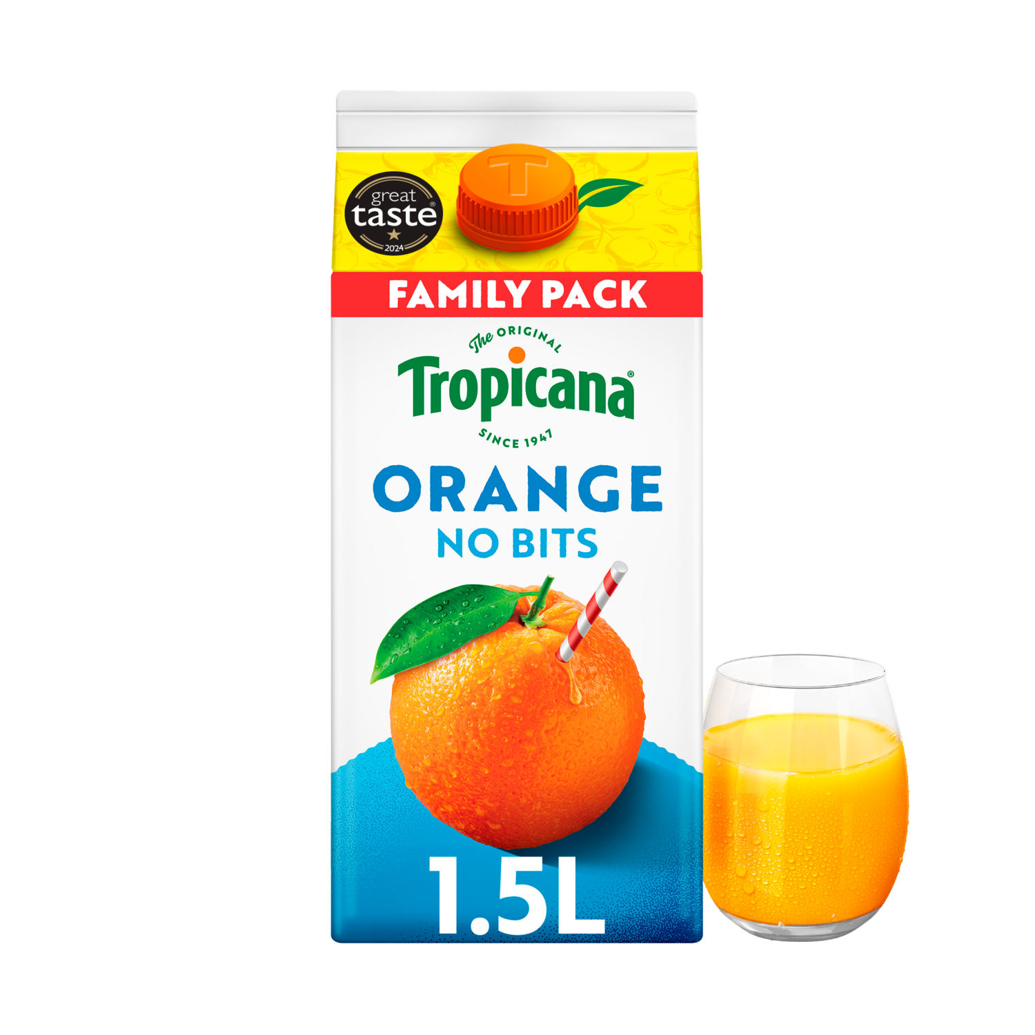 Tropicana Smooth Orange Fruit Juice 1.5L