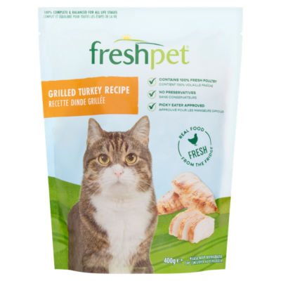 Freshpet Grilled Turkey Fresh Cat Food 400g