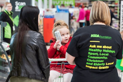 Ava Melrose loves visiting Asda Forfar