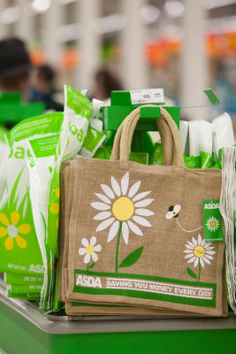 Asda reusable fabric shopping bags