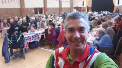Stephen Bromby from Asda Boston supporting World War one commemorations with Inspire Lincs