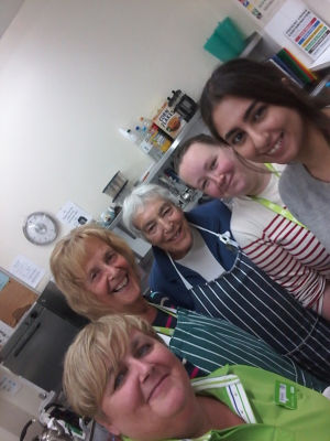 Michelle Castledine from Asda Gosforth volunteers with Make Lunch charity
