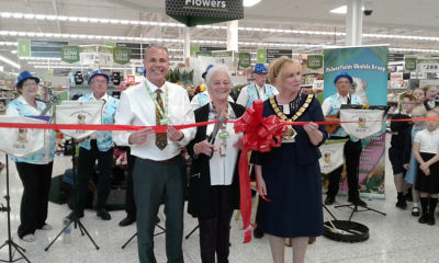 Margaret Horabin, cut the ribbon alongside our longest-serving colleague Cath Sutton