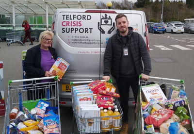 Supporting the local foodbank  | Asda Donnington Wood