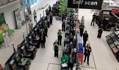 Showing our appreciation for NHS staff and our other key workers  | Asda Motherwell
