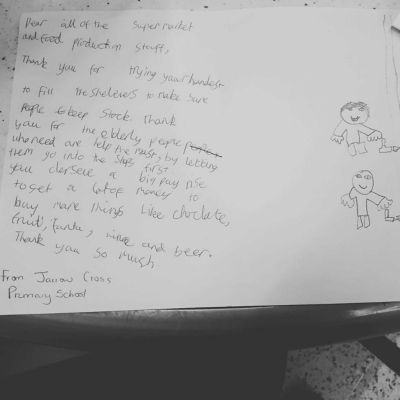 A lovely thank you letter | Asda South Shields