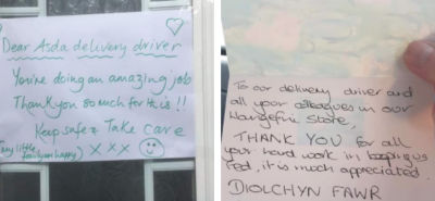 Thank you note | Asda Llangefni