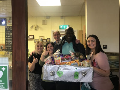 Thank you hamper for residential home staff | Asda Blackwood