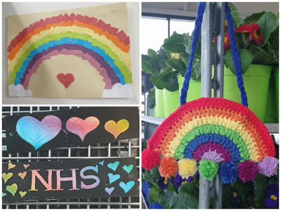 Rainbows to cheer us | Asda Newport Isle of Wight