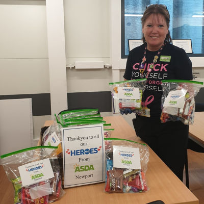 NHS donation | Asda Newport Isle of Wight