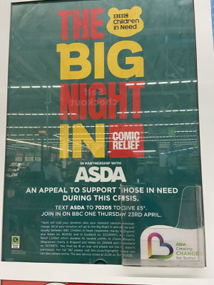 Asda Biggleswade is proud to support the Big Night In  | Asda Biggleswade