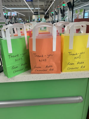 NHS snack packs | Asda Sheffield Chaucer Road