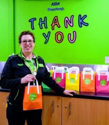 Gift bags for Fraserburgh Hospital patients | Asda Fraserburgh