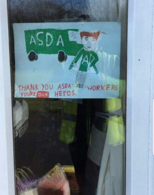 Lovely welcome for Antrim delivery driver | Asda Antrim