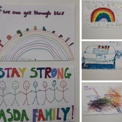 Thank you drawings mean so much to all at Asda Wrexham | Asda Wrexham