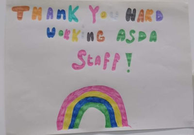 Rainbow posters  | Asda Filton