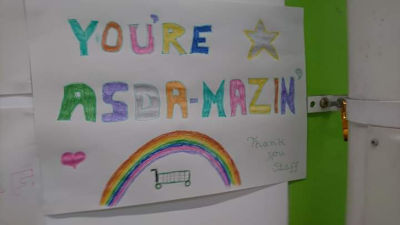 Rainbow posters  | Asda Filton