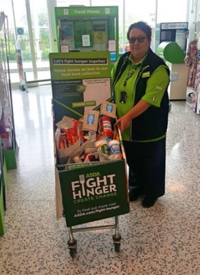 Support for food bank | Asda Ipswich