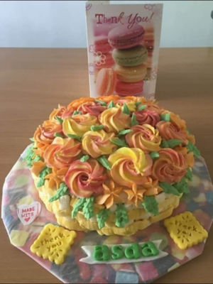 Lovely thank you cake | Asda Gosforth