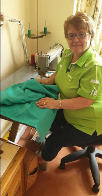 Twins from Asda Plymouth make scrubs for NHS while self-isolating | Asda Plymouth