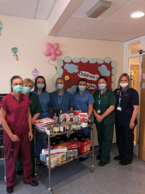Donations to hospital  | Asda Merthyr Tydfil