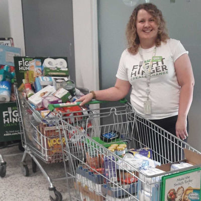 Food donation to Wirral Foodbank | Asda Bromborough
