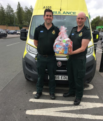 Donation to paramedics 💙 | Asda Clayton Green